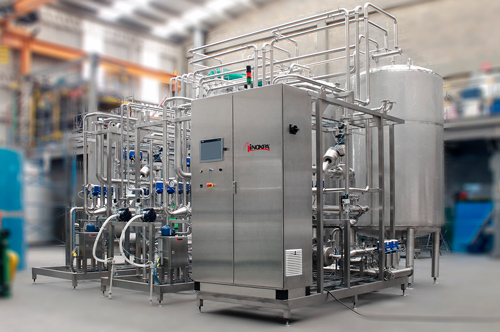 نظام CIP لخط استخلاص القهوة