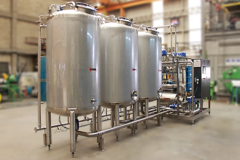 نظام التنظيف في المكان (CIP) الآلي للتنظيف UHT